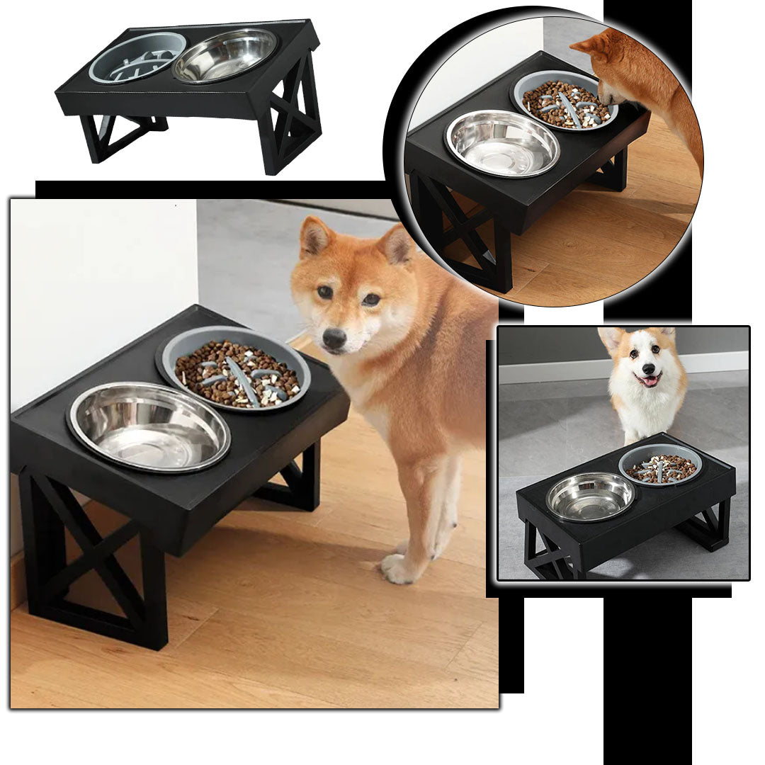 Support Gamelle chien - Table & 2Bolâą
