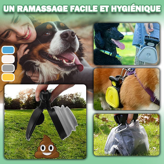 DogPScoop™ | Pelle à crottes + 1 rouleau de sacs décomposables